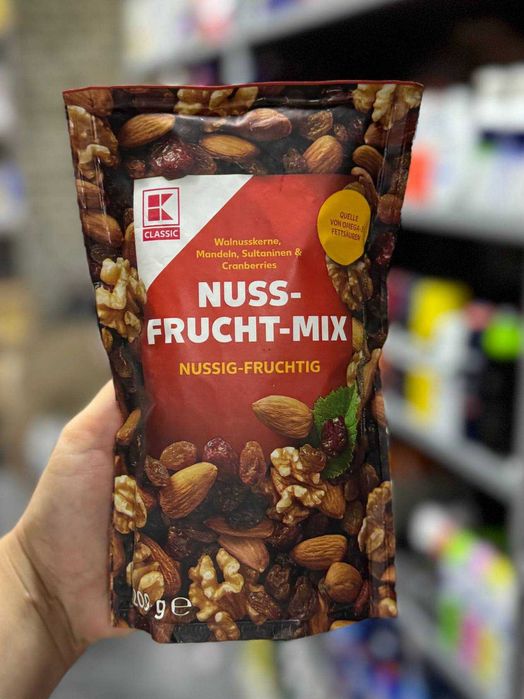 Мікс горіхів K Classic Nuss Frucht mix з сухофруктами 200 г