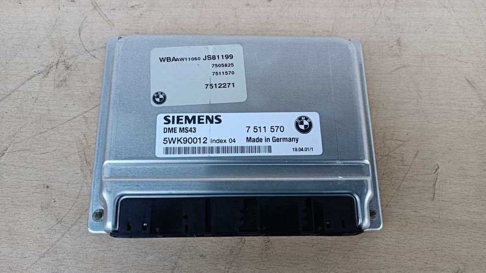 Komputer Sterownik DME MS43 BMW E39 525i E46 325i 2,2 2,5 benzyna M54