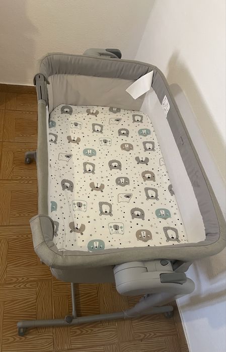 Chicco Next2Me - Magic Evo, Berço Co-sleeping, Praticamente Novo, Cinza, Cama Bebé.