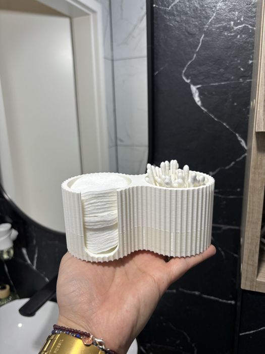 Organizer na waciki i patyczki do uszu