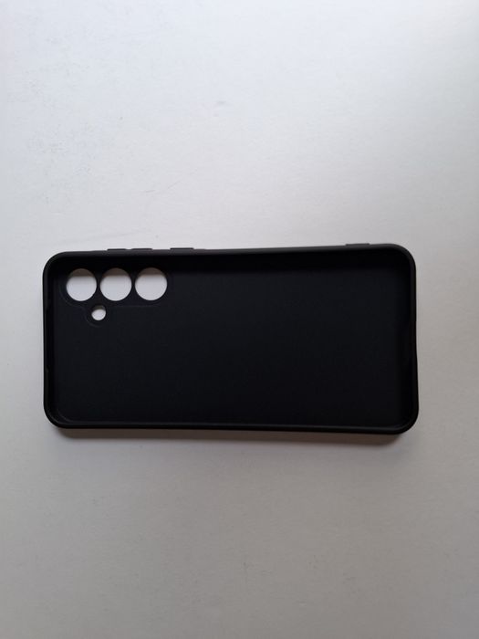 Capa de telemóvel em silicone preta para Samsung Galaxy A55 5G NOVA