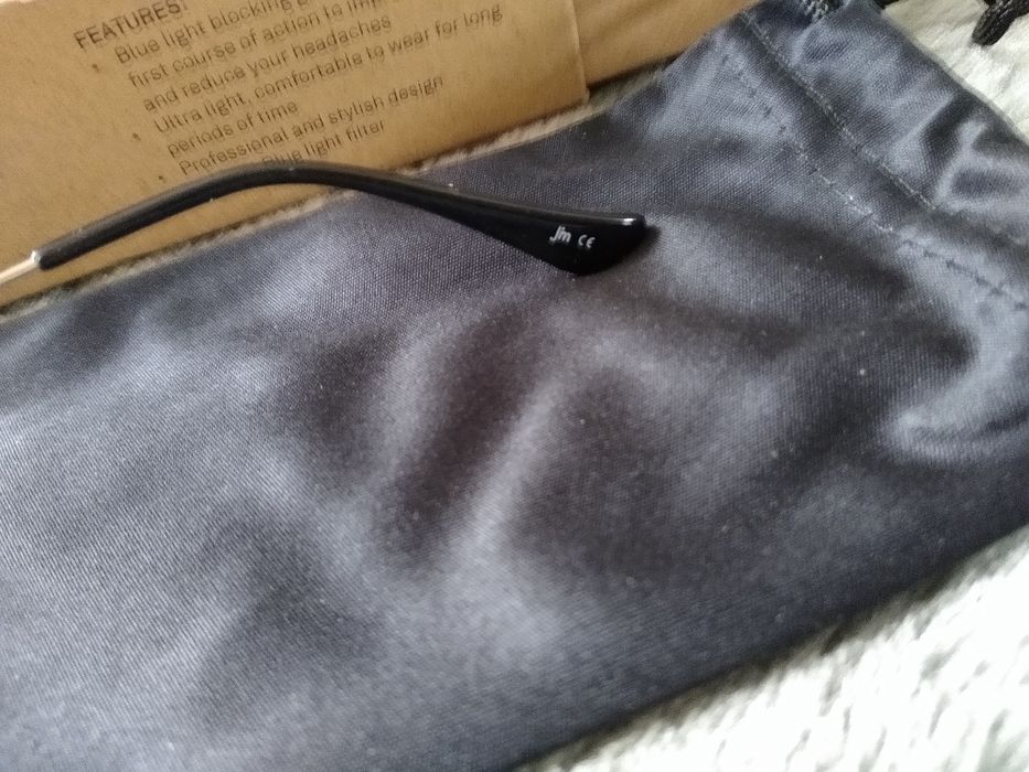 Okulary komputerowe  blokujące światło niebieskie JM