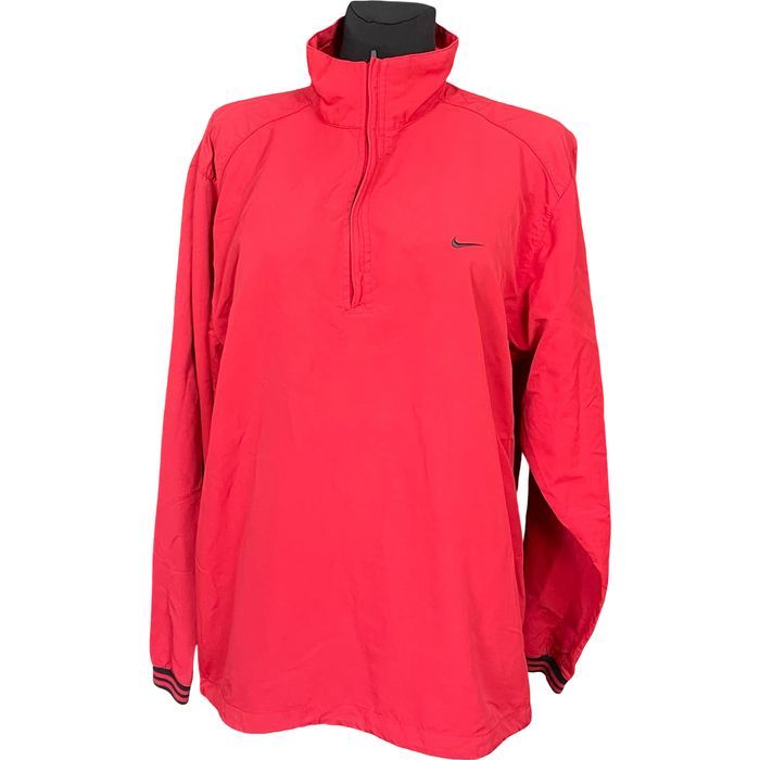 Nike Damska Kurtka Golfowa Rozpinana Sportowa Vintage Czerwona L