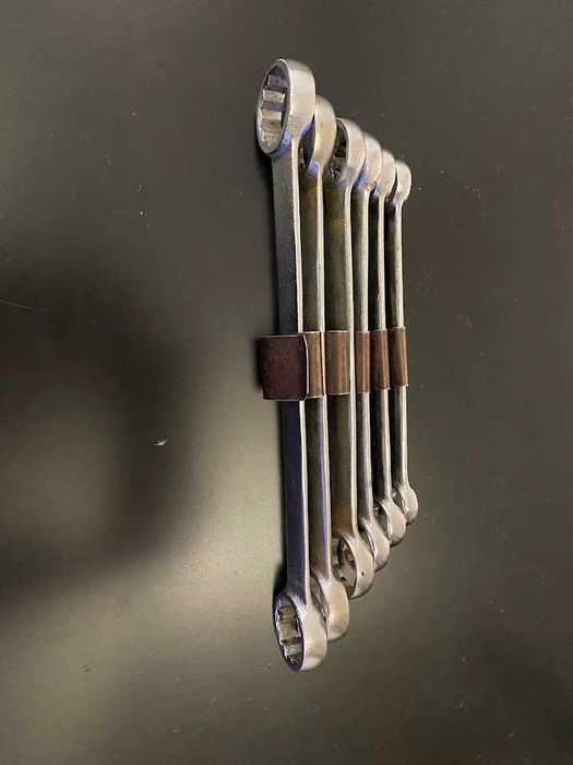 Klucze oczkowe chrome - vanadium 6 szt super stan okazja jak nowe hit