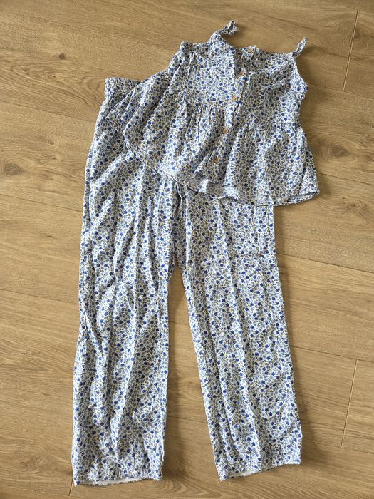 H&M 140/146 komplet WISKOZA spodnie koszulka stanbBDB