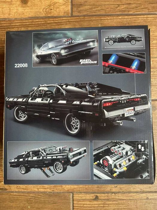 Конструктор чорний автомобіль Dodge, подібний до LEGO (КОД1029)