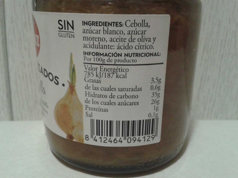 IBSA oryginalna hiszpańska CEBULA KARMELIZOWANA 240g bez glutenu