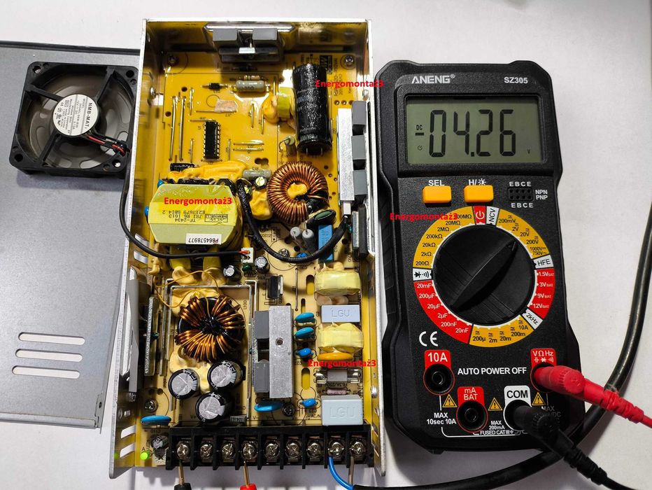 zasilacz 5V 55A MEAN WELL do taśm led 5V ARGB