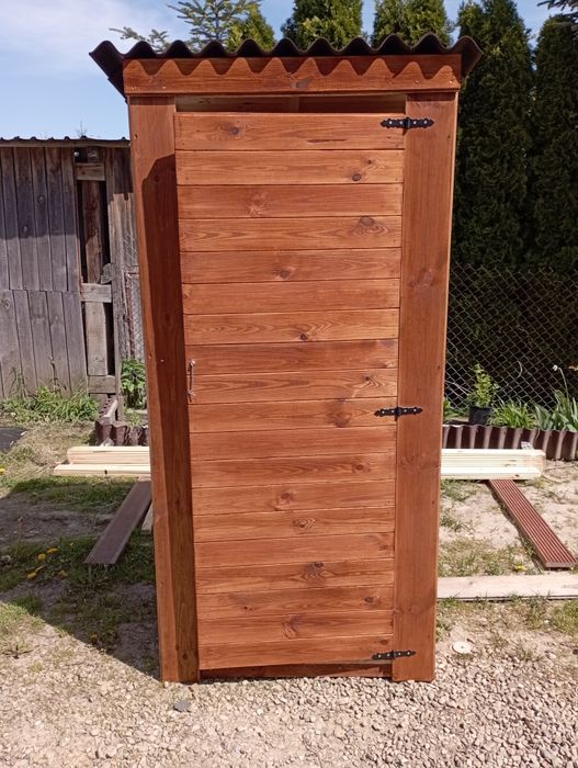 WC, wychodek, toaleta drewniana