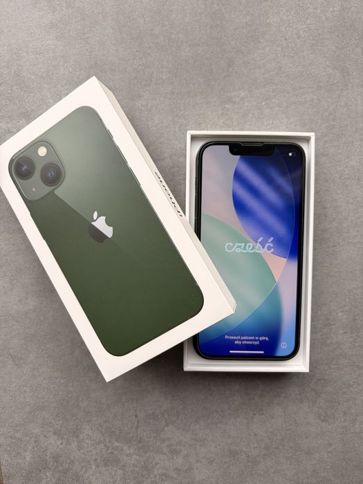 iPhone 13 mini 128 GB – Zielony – Stan bardzo dobry – Sprawny