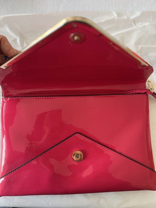 Clutch pochete Michael Kors rosa choc fuxia