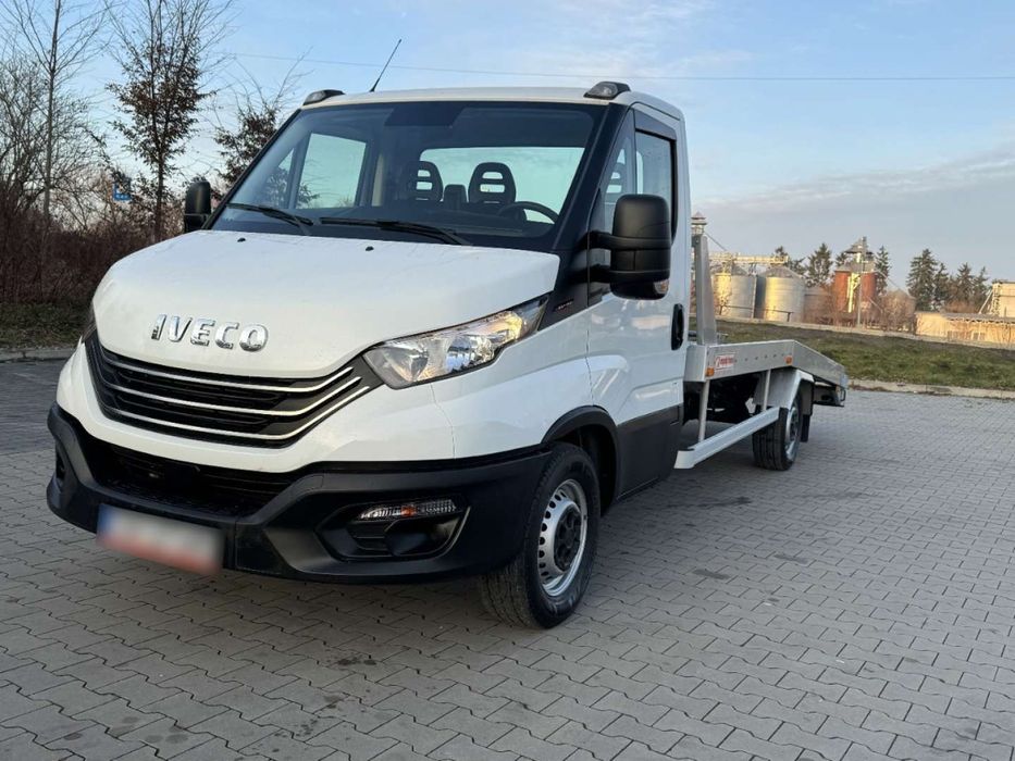 Iveco Daily  3.0 160KM #Rok 2022 #55 tys km przebiegu #AUTOLAWETA #Najazd laweta