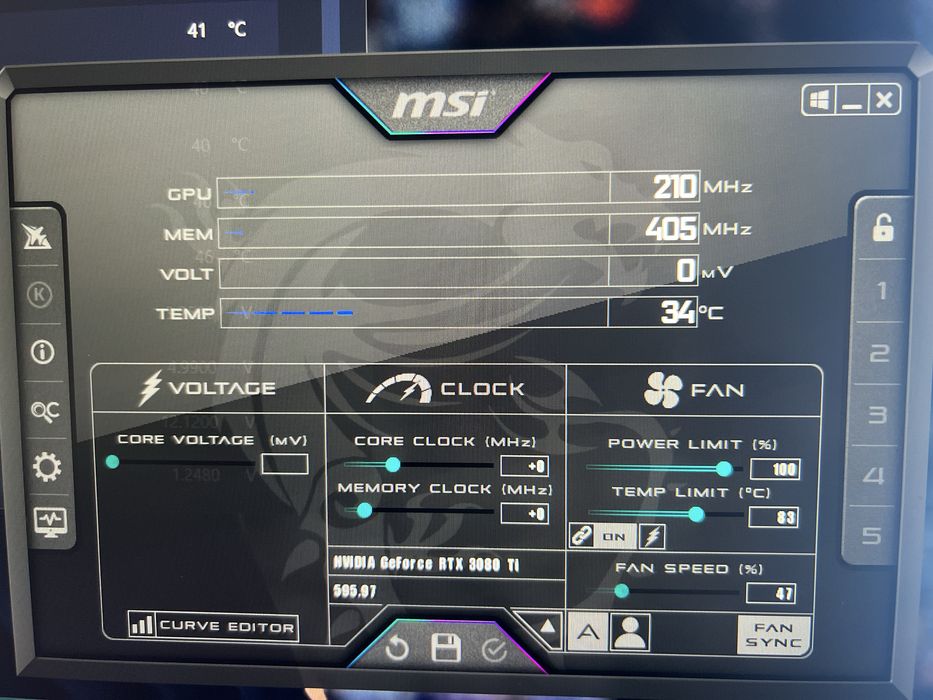 Geforce RTX 3080ti 12GB Zotac trinity OC