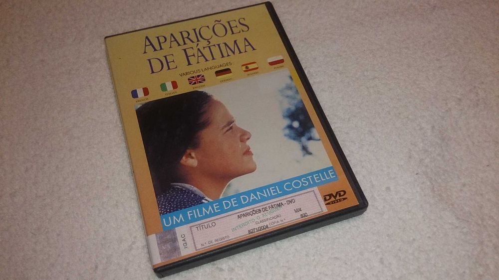 aparições de fátima (dvd) filme de daniel costelle - raro