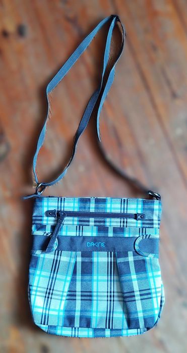 Dakine Lola 2l, damska torba przez ramię, crossbody, krata niebiesko-szara