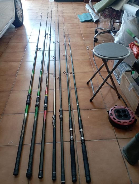 Carretos e canas de Pesca
