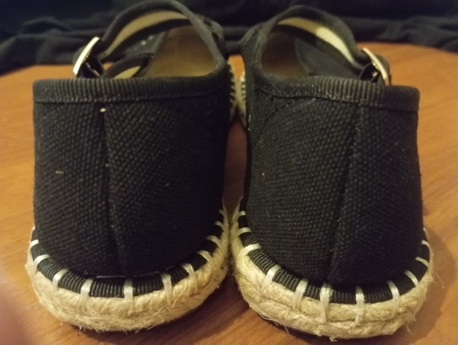 Espadryle czarne DeeZee rozmiar 39