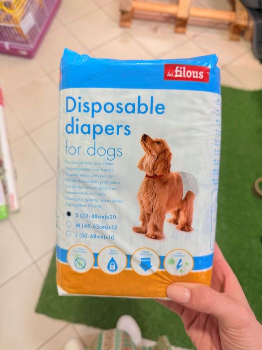 Fraldas para cão