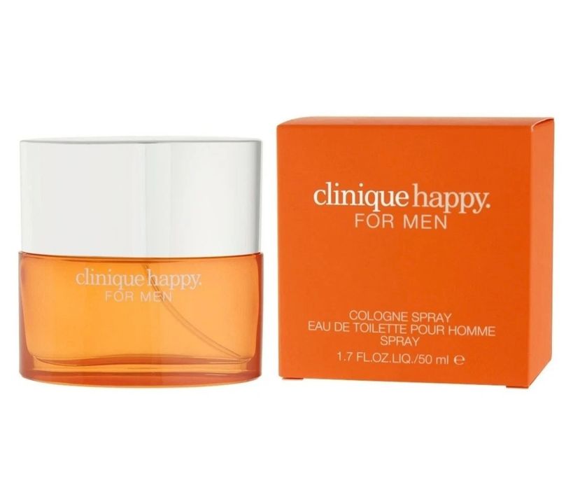 Clinique Happy For Men Cologne Spray 50ml Eau De Toilette Novo Selado