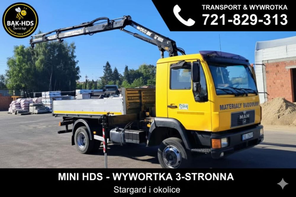 Usług mini HDS,Wywrotka Stargard, Maszewo , Goleniów i okolice