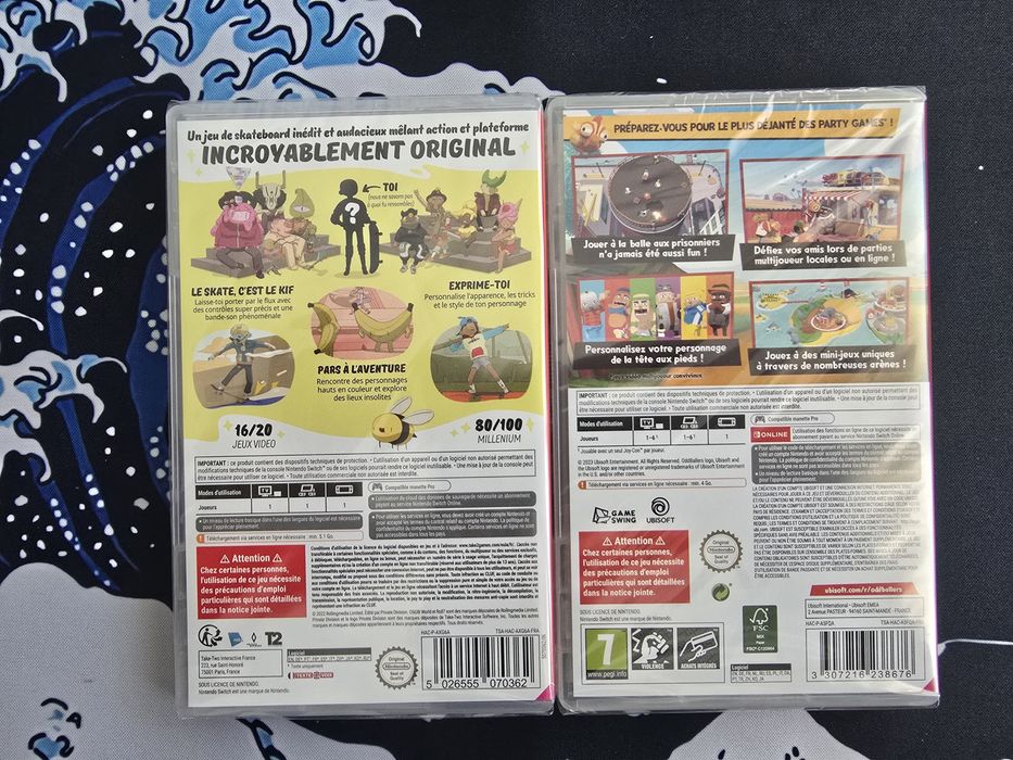 2 Jogos Nintendo Switch Selados