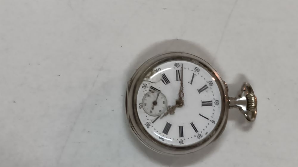 Relógio bolso corda antigo Ancre 15 jw Swiss