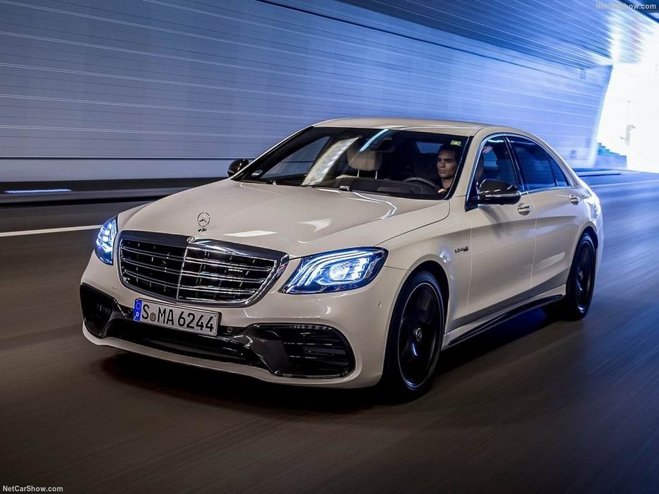 Решетка радиатора AMG Cixtai для Mercedes S-сlass W222 из ABS-пластика