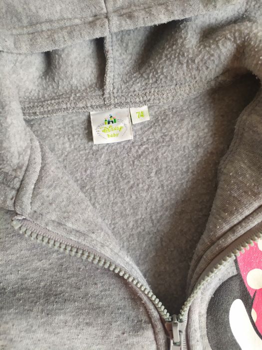 Bluza Disney Minnie r.74 ciepła polar