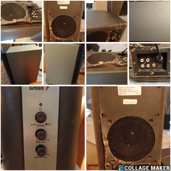 Genius Deluxe SW 5.1 Value Speaker Kit (892)64737978410369121