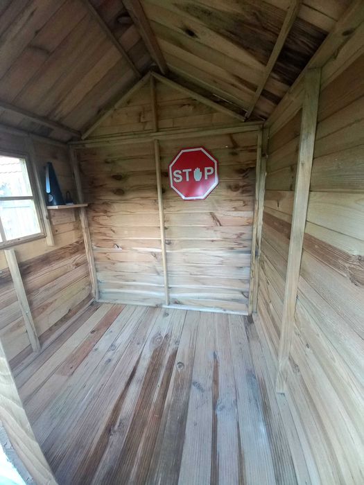 Domek drewniany dziecięcy