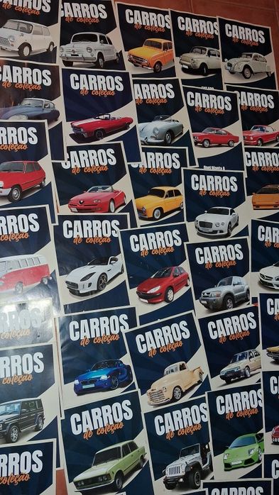 Lote de 42 revistas de carros antigos carros de coleção