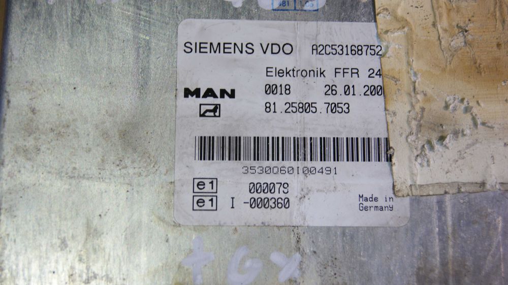 Sterownik FFR Man Tga Tgs Tgx