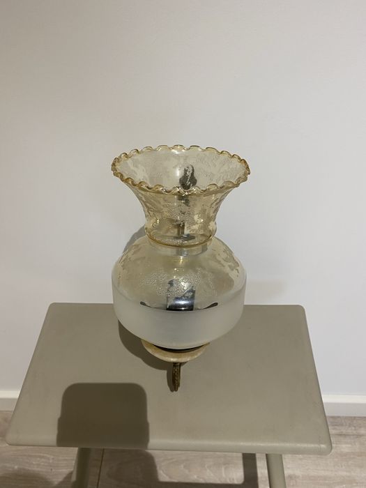 Стельовий вінтажний комплект люстра та два бра