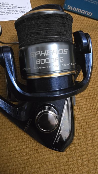 Conjunto de carreto e cana para pesca de  barco(Shimano+Barros)