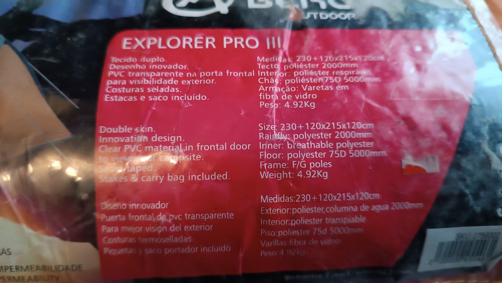 Tenda Berg explorer pro III