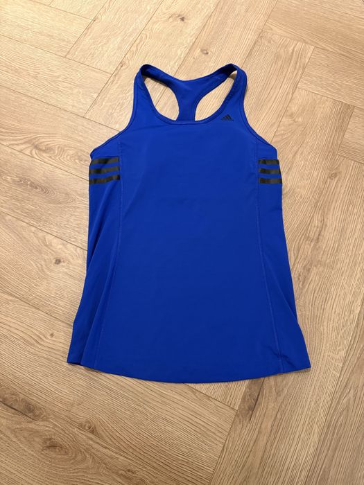 T-shirt ADIDAS niebieski roz S