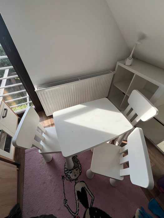 Ikea Mammut stolik i 3 krzesła