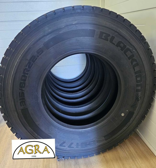 315/80R22.5 (1200netto)  BLACKLION BLACK LION opona nowa napęd BD177