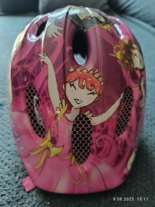 Kask rowerowy dla dziewczynki