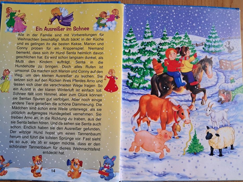 "Скоро Різдво", пісні, оповідки, книга німецькою для дітей