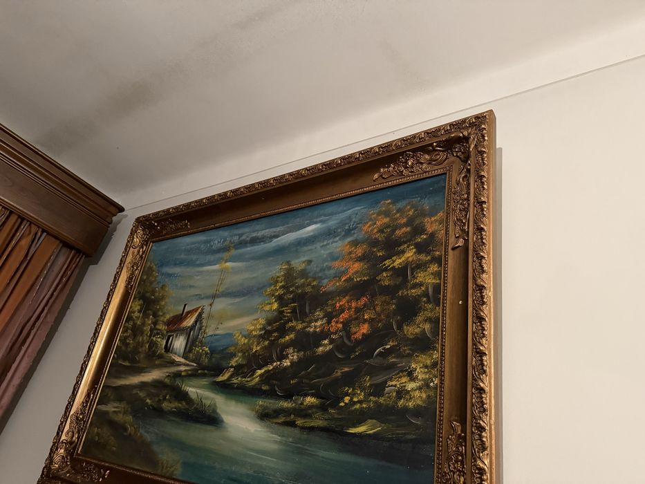 Quadro pintura a oleo