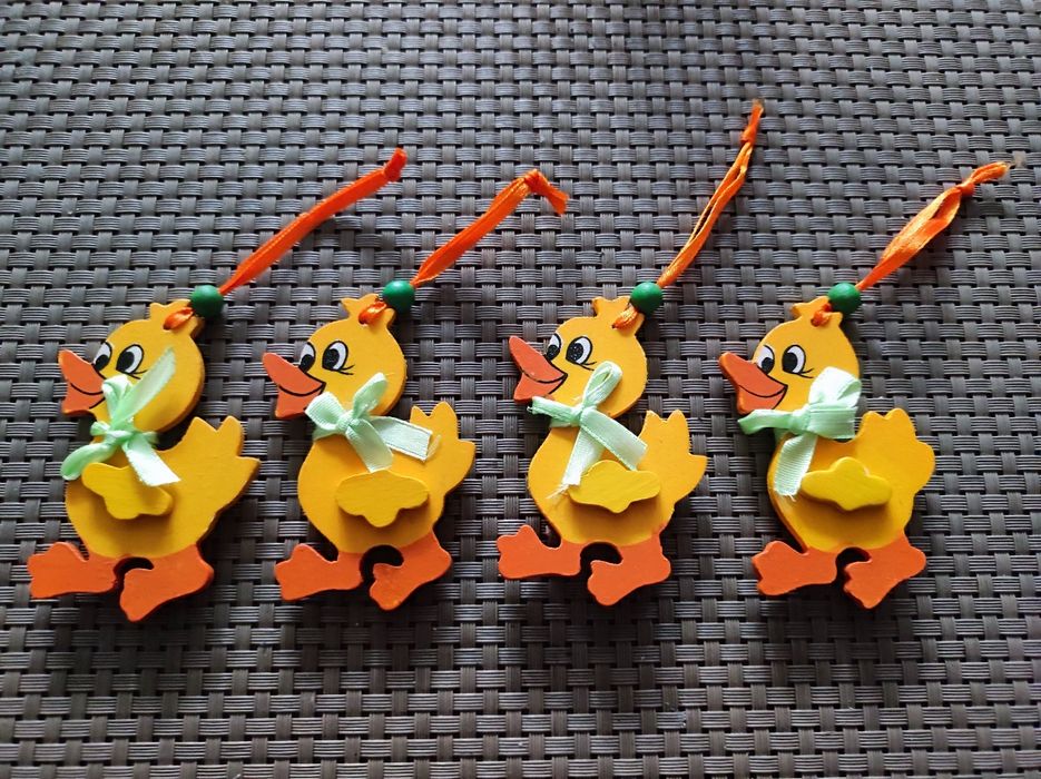 Wielkanocne kaczki ozdoby 3D