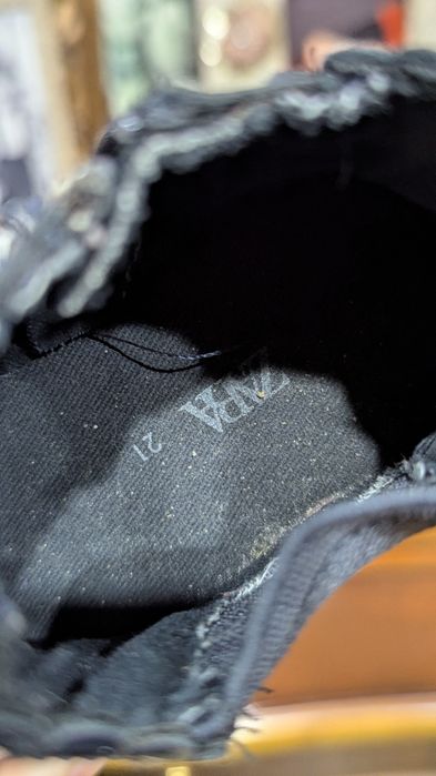 Zara 21 чобітки на весну