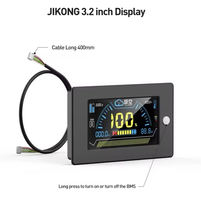 LCD екран дісплей JKON BMS 3.2