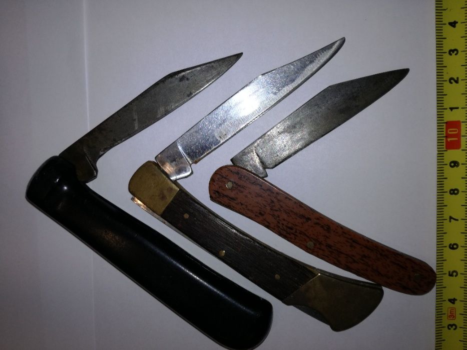 3 Canivetes Coleção- IR QKA, Rostfrei, Junk. Solingen-Preço.Conjunto