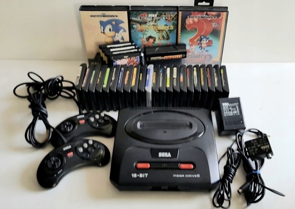 Konsola Sega Mega Drive II + gry