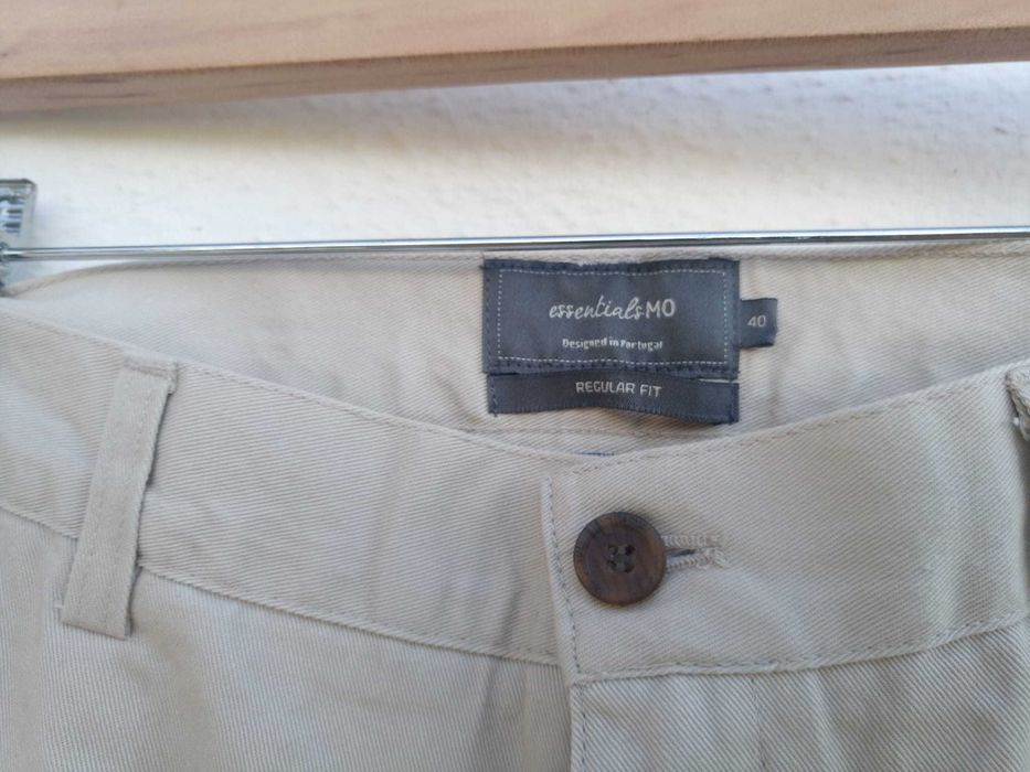 Calças Bege MO Essentials Homem