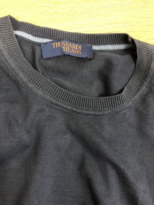 Trussardi Jeans roz. S męski lekki sweter