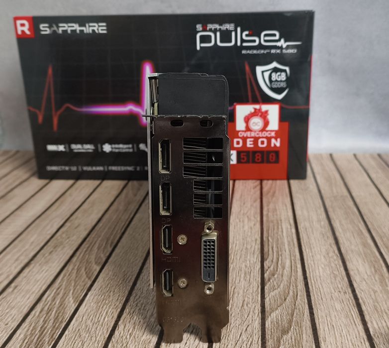 Видеокарта sapphire pulse rx580 8Gb коробка