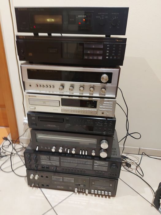 Nakamichi,ROTEL,Pioneer,Technics,Grundig,Saba,wieża wzmacniacz, ampli